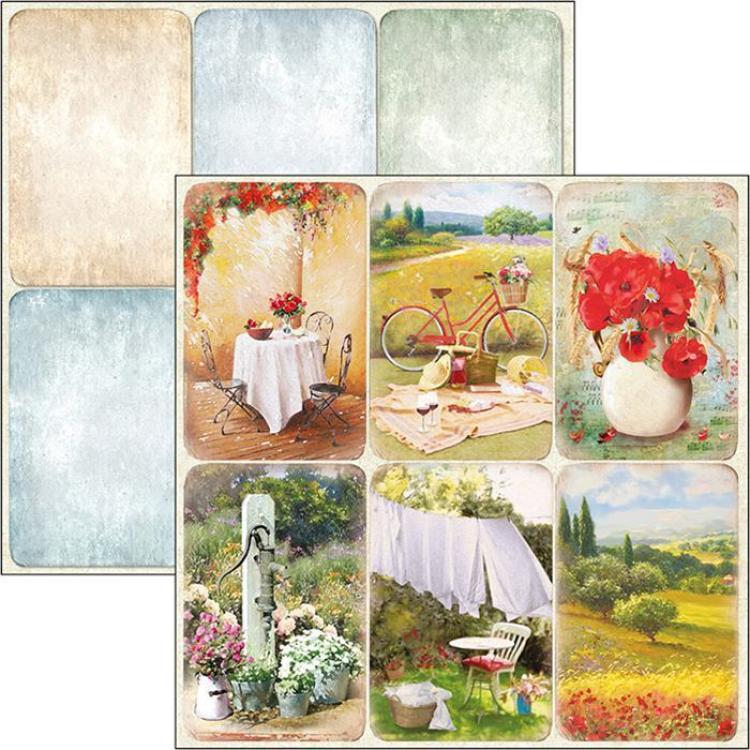 Ciao Bella 12x12 Paper Pad Under the Tuscan Sun #CBPM032