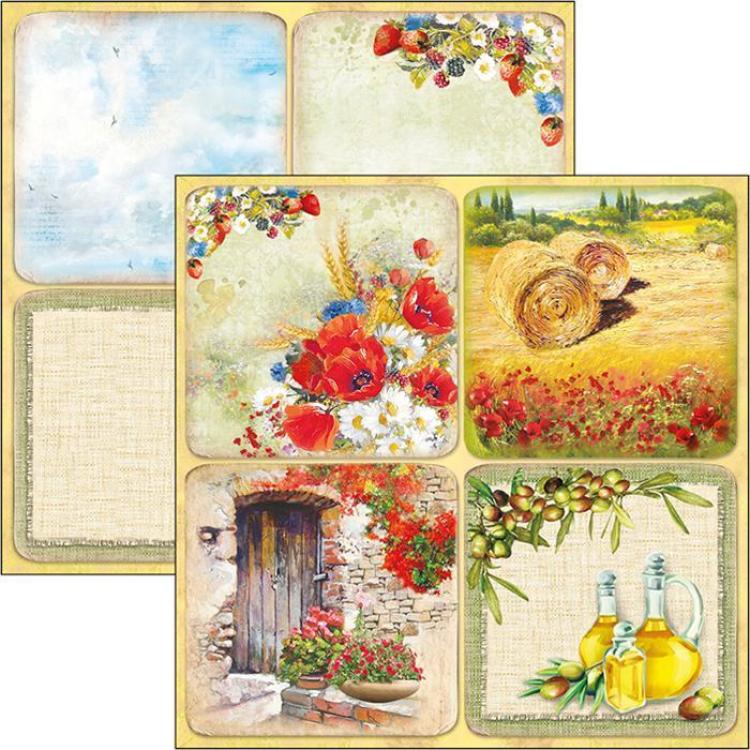 Ciao Bella 12x12 Paper Pad Under the Tuscan Sun #CBPM032