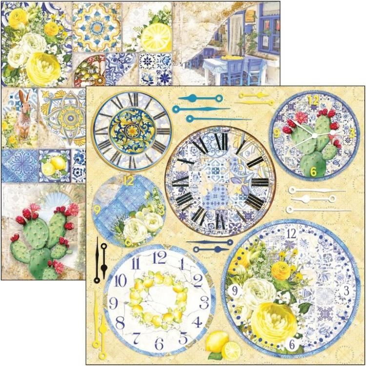 Ciao Bella 12x12 Paper Sheet Maiolica #CBSS104