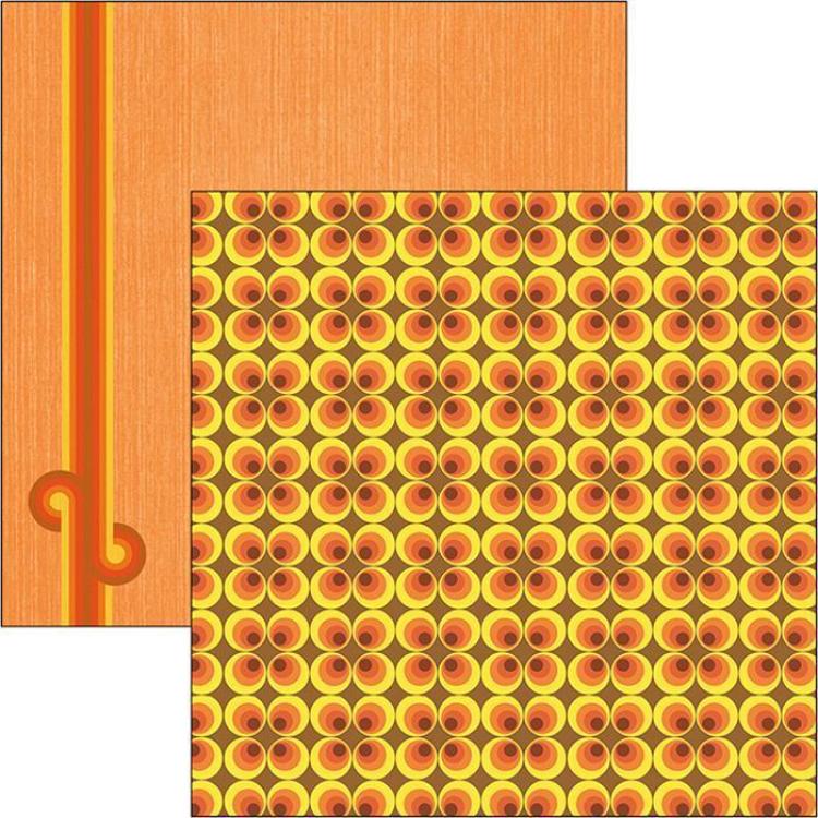 Ciao Bella 12x12 Patterns Pad The Seventies #CBT030