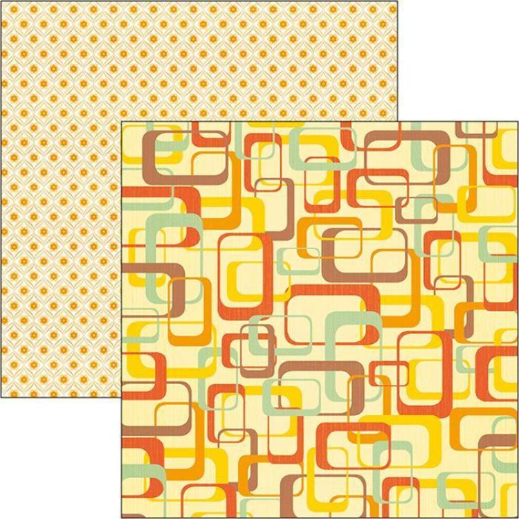 Ciao Bella 12x12 Patterns Pad The Seventies #CBT030