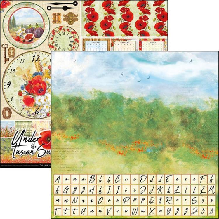 Ciao Bella 12x12 Patterns Pad Under the Tuscan Sun #CBT032