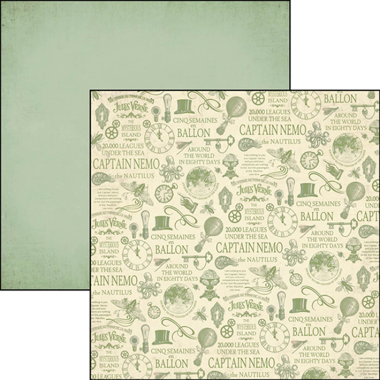 Ciao Bella 12x12 Patterns Pad Voyages Extraordinaires #CBT020_eingestellt