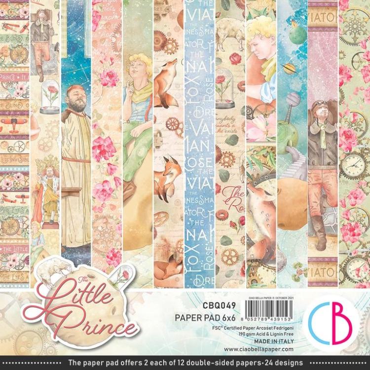 Ciao Bella 6x6 Paper Pad The Little Prince #CBQ049