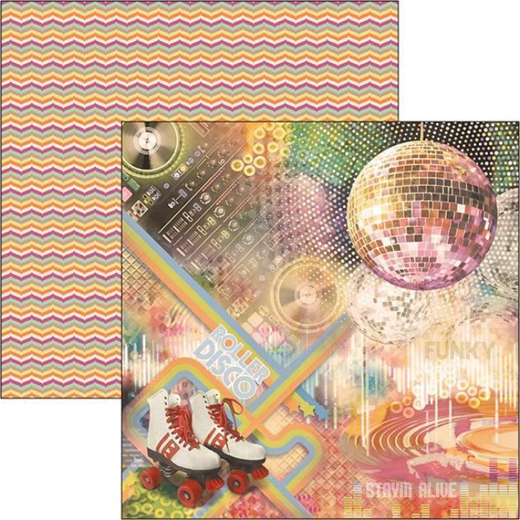 Ciao Bella 6x6 Paper Pad The Seventies #CBQ030