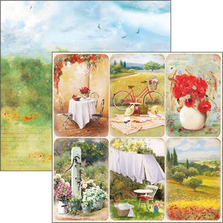 Ciao Bella 6x6 Paper Pad Under the Tuscan Sun #CBQ032