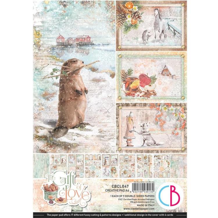 Ciao Bella A4 Creative Pad The Gift of Love CBCL047