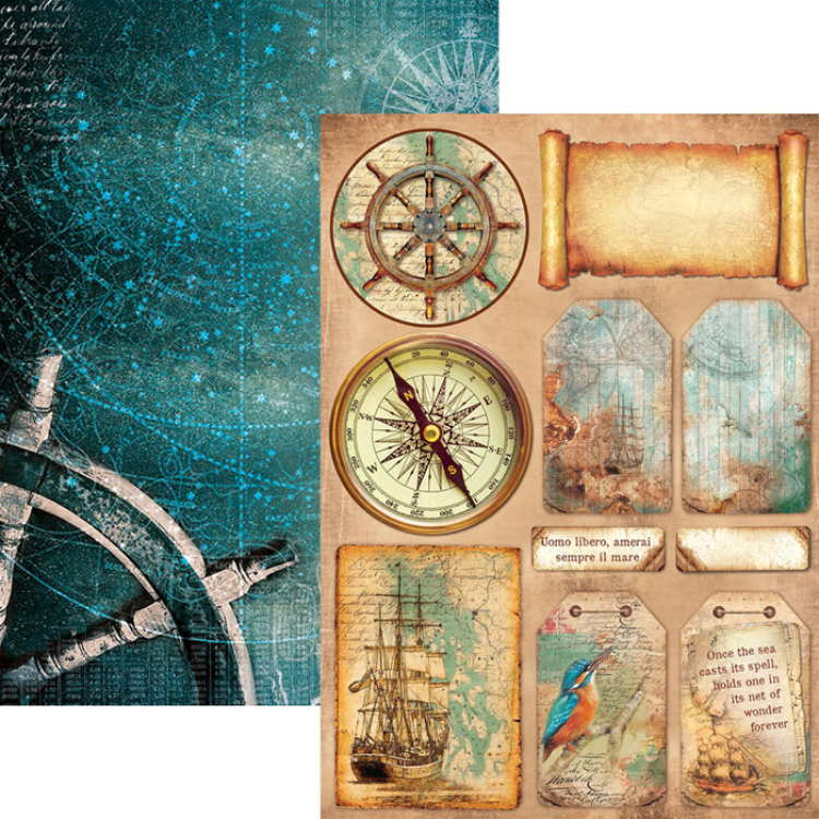 Ciao Bella Scrapbooking Creative Pad Repubbliche Marinare #CBCL013