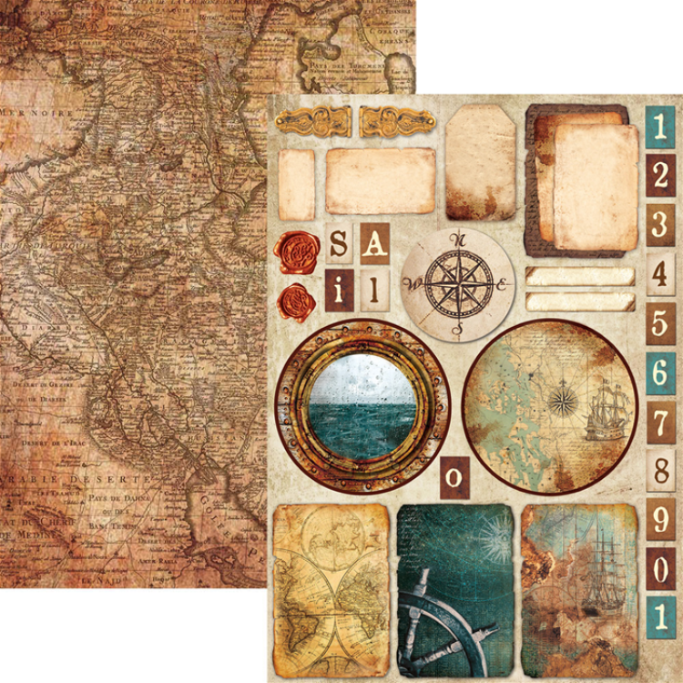 Ciao Bella Scrapbooking Creative Pad Repubbliche Marinare #CBCL013