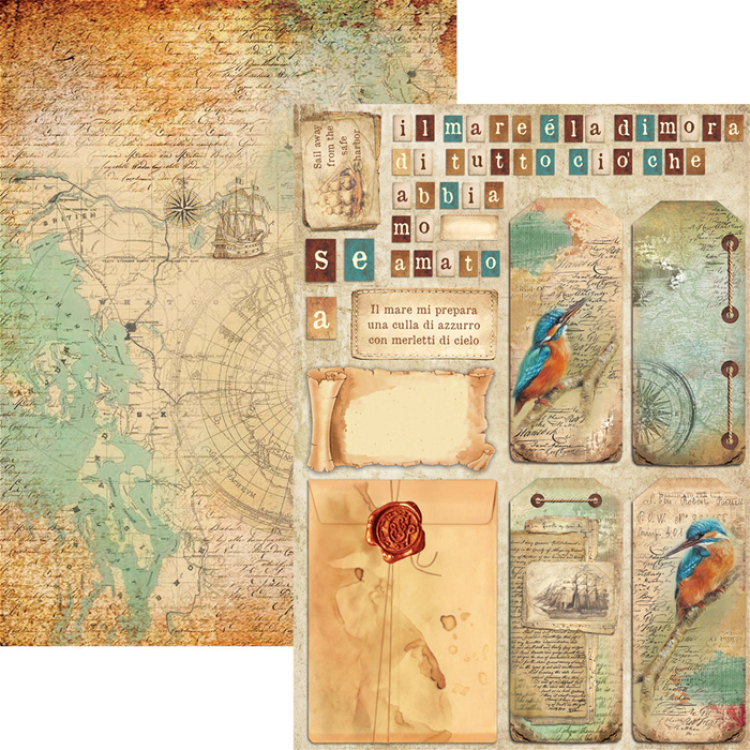 Ciao Bella Scrapbooking Creative Pad Repubbliche Marinare #CBCL013