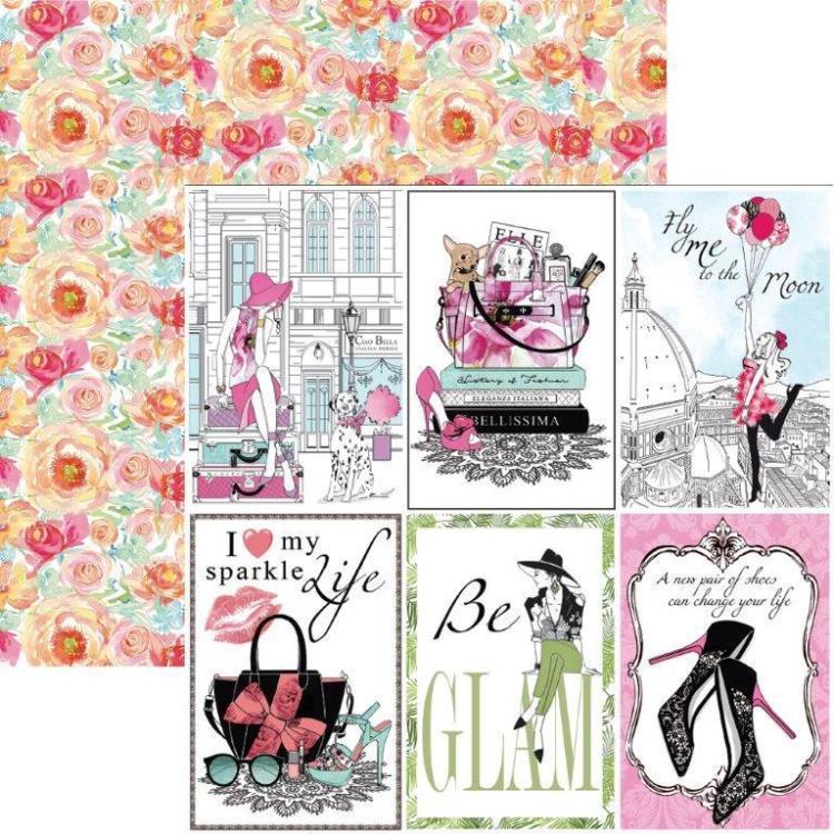 Ciao Bella 12x12 Paper Sheet Accessories #CBS040 SET