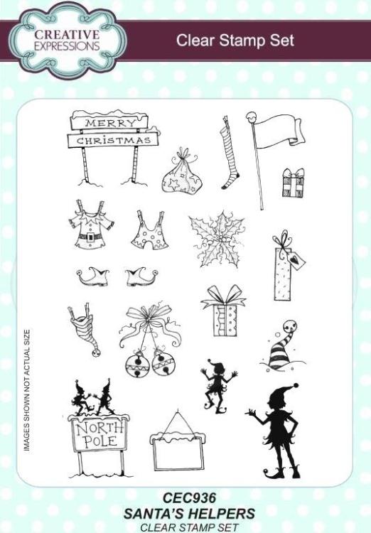 Clear Stamps Set Santa´s Helper #CEC936