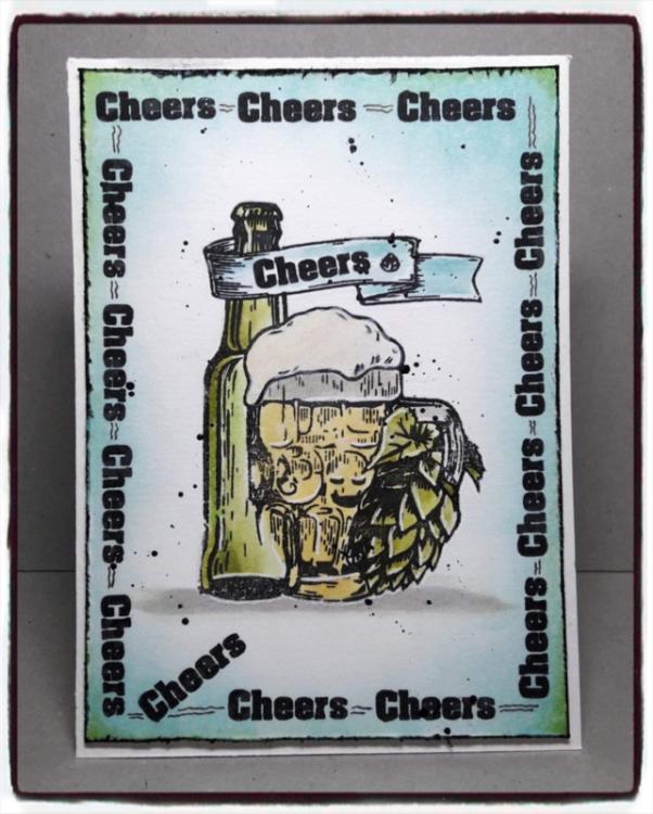 Coosa Crafts Clearstamps Tasting Beer  #062