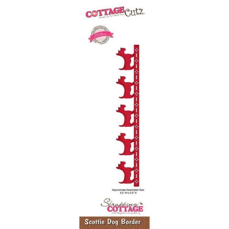 CottageCutz Die Scottie Dog Border