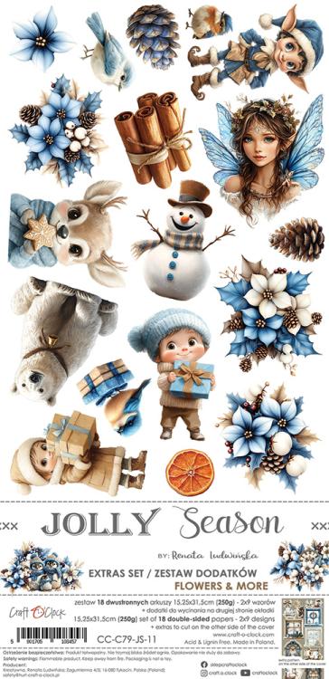 Craft O Clock Jolly Season Extras to Cut Flowers