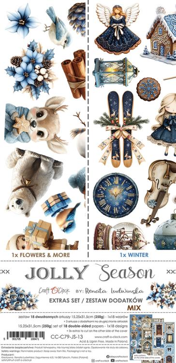 Craft O Clock Jolly Season Extras to Cut MIX