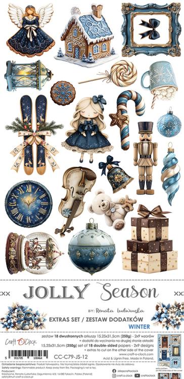 Craft O Clock Jolly Season Extras to Cut Winter