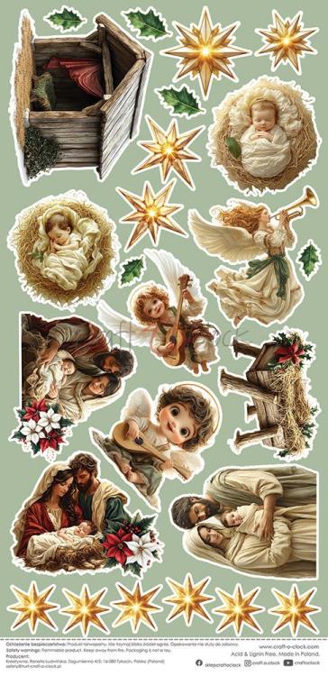 Craft O Clock Oh, Christmas Night Extras to Cut Silent Night