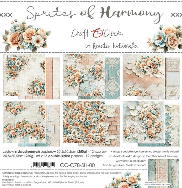 Craft O Clock Sprites Of Harmony 12x12 Paper Pad