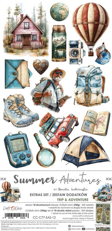 Craft O Clock Summer Adventures Extras to Cut Trip