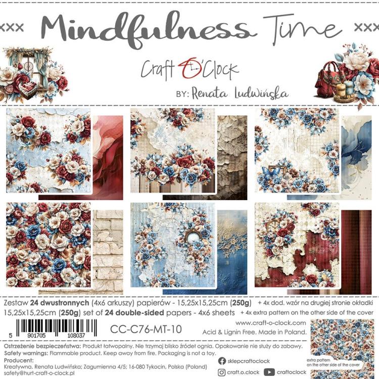 Craft o Clock Mindfulness Time  6x6 Paper Pad