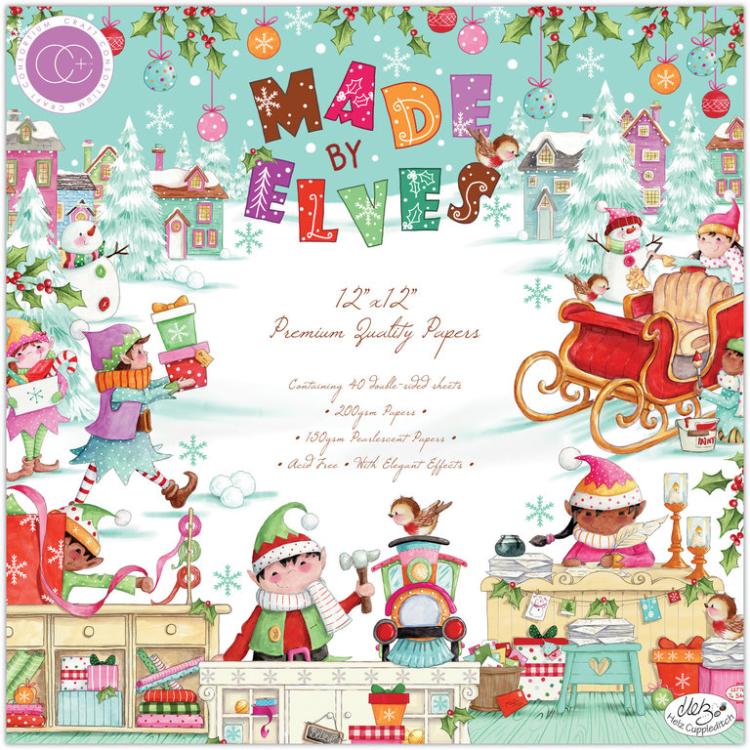 Craft Consortium 12x12 Paper Pad Made by Elves #029