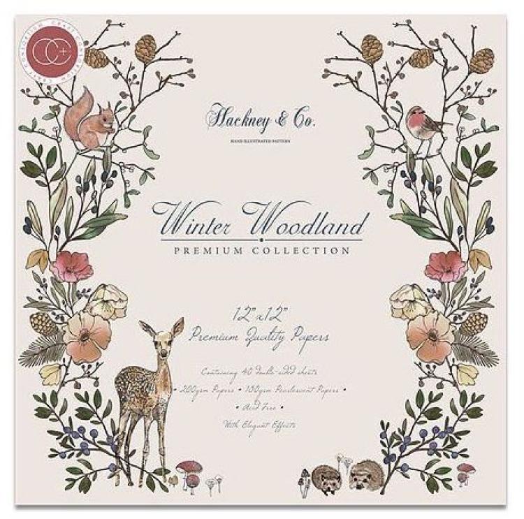 Craft Consortium 12x12 Paper Pad Winter Woodland #6
