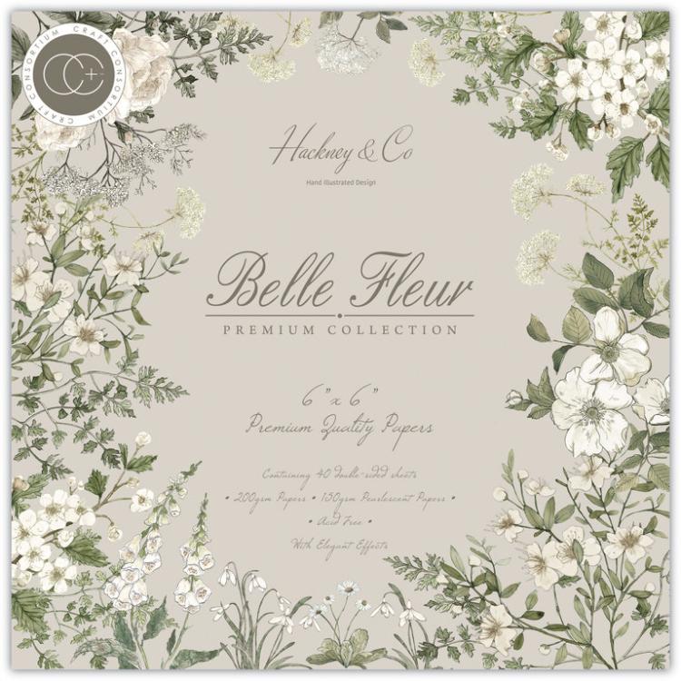 Craft Consortium 6x6 Paper Pad Belle Fleur #32B