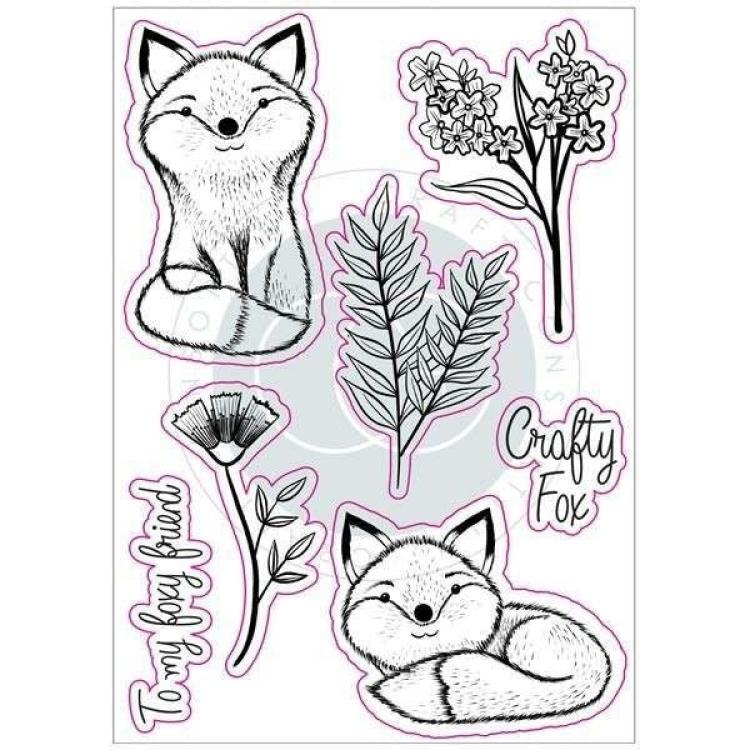 Craft Consortium Clear Stamp Henry the Fox #17