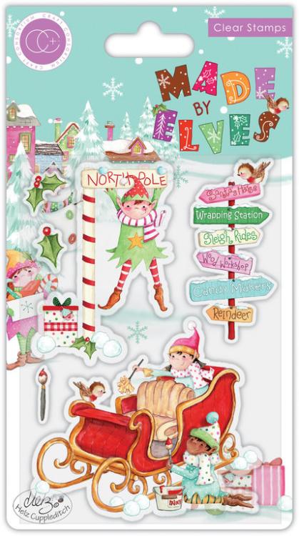Craft Consortium Clear Stamp Sleigh #070