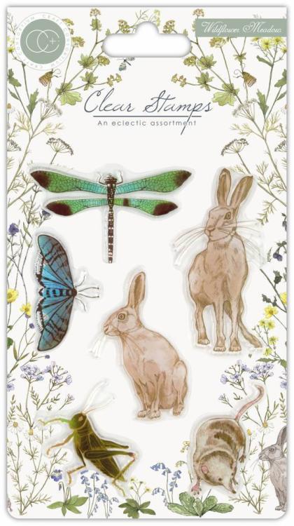 Craft Consortium Clear Stamp Wildflower Meadow