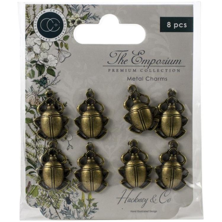 Craft Consortium Metal Charms Beetles #09