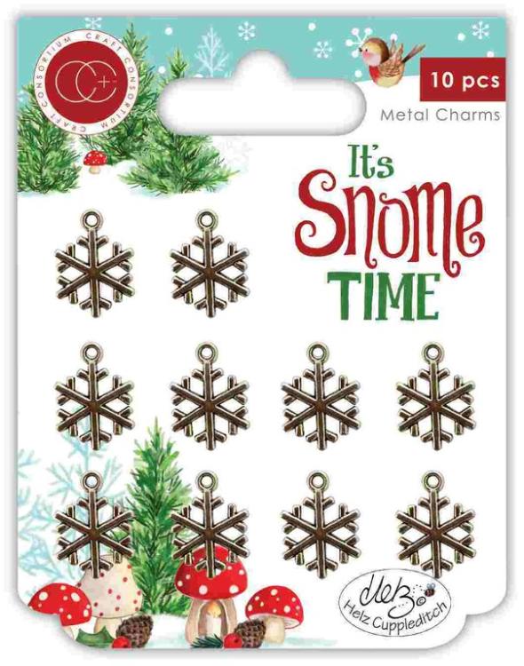 Craft Consortium Metal Charms Snowflakes #07