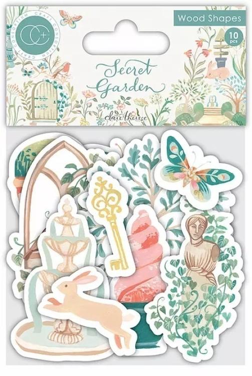 Craft Consortium Secret Garden Wood Shapes