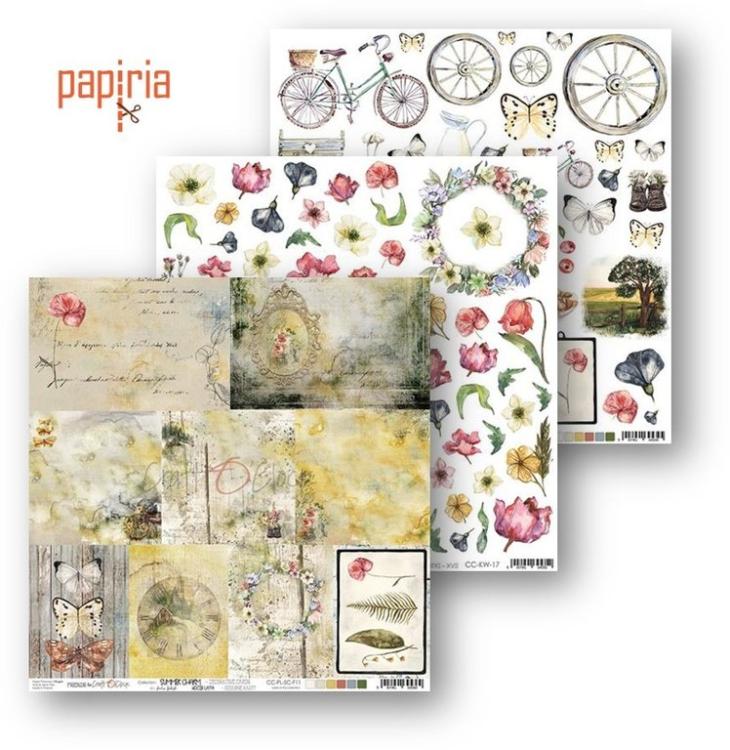 Craft O Clock 12x12 Extras to cut Summer Charm