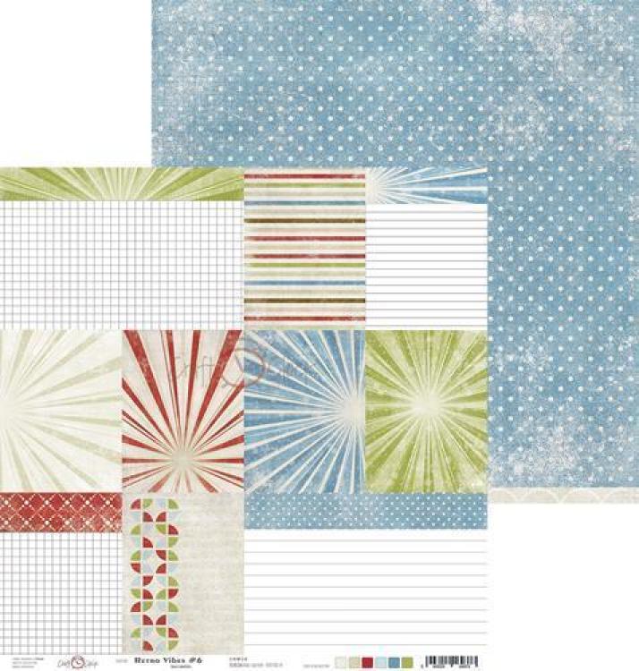 Craft O Clock 12x12  Paper Pad Retro Vibes