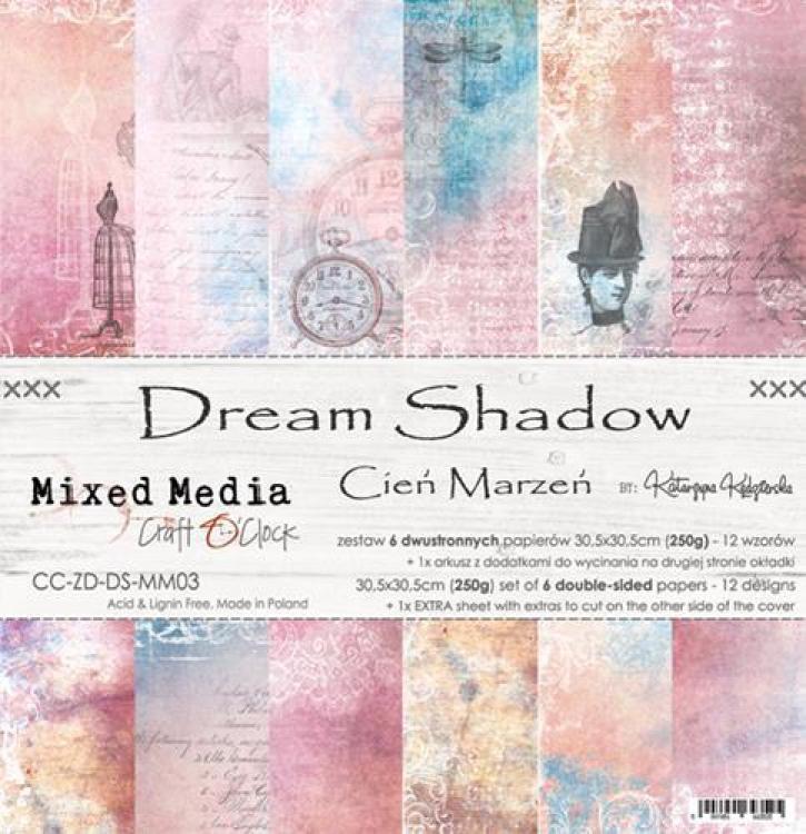 Craft O Clock 12x12 Paper Pad Dream Shadow