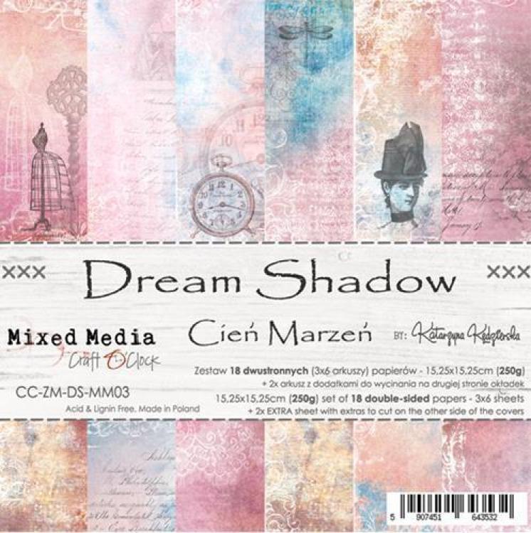 Craft O Clock 6x6 Paper Pad Dream Shadow