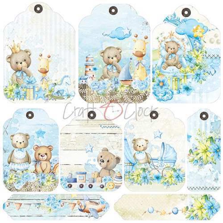 Craft O Clock 6x6 Paper Pad Hello Little Boy