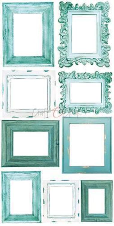Craft O Clock Basic Flowers Set 3 Turquoise