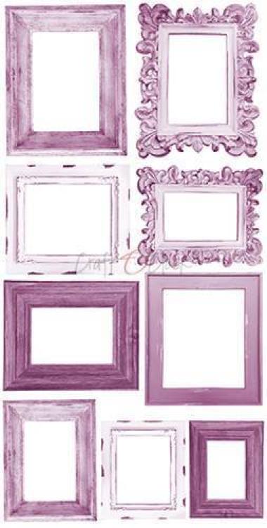 Craft O Clock Basic Flowers Set 4 Purple Fuchsia
