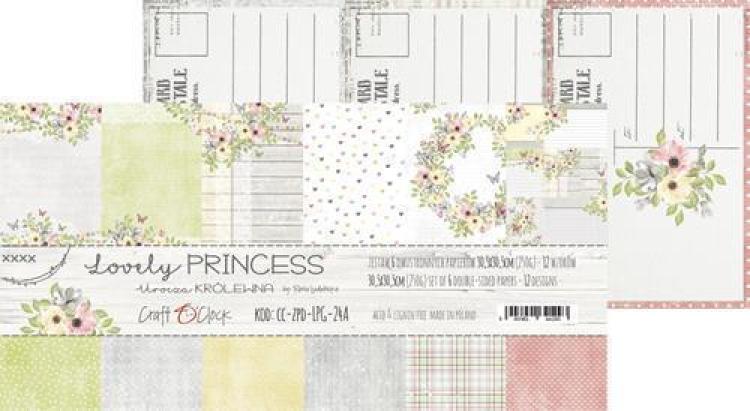 Craft O Clock Paper Pad 12x12 Lovely Princess
