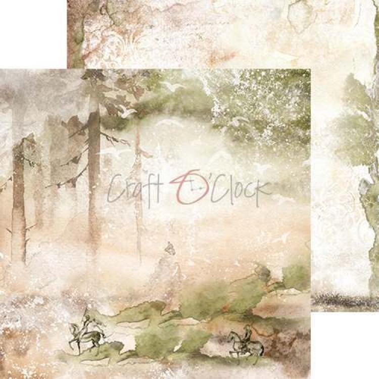 Craft O Clock 8x8 Paper Pad Bittersweet Heights