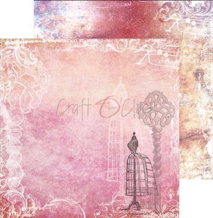 Craft O Clock 12x12 Paper Pad Dream Shadow