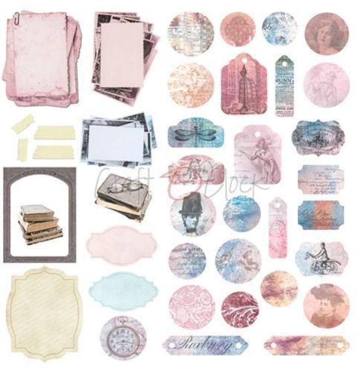 Craft O Clock 12x12 Paper Pad Dream Shadow