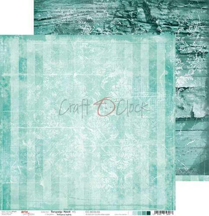 Craft O Clock 6x6 Paper Pad Turqoise Mood #05