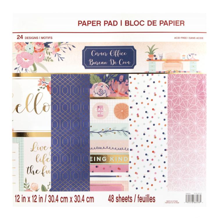 Craft Smith 12x12 Inch Paper Pad Corner Office