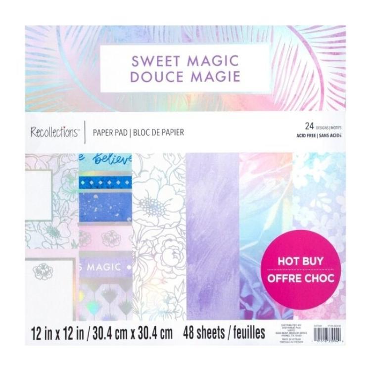 Craft Smith 12x12 Inch Paper Pad Sweet Magic
