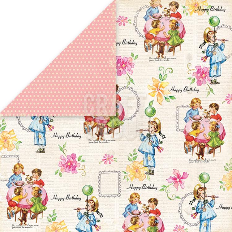 Craft & You Design 12x12 Inch Paper Pad Birthday Party