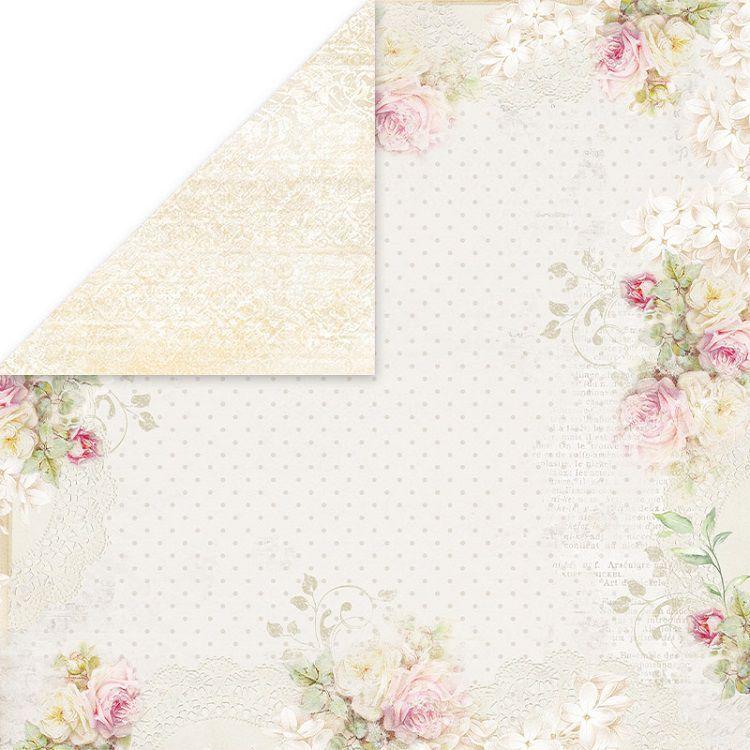 Craft & You Design 12x12 Inch Paper Pad Flower Romance